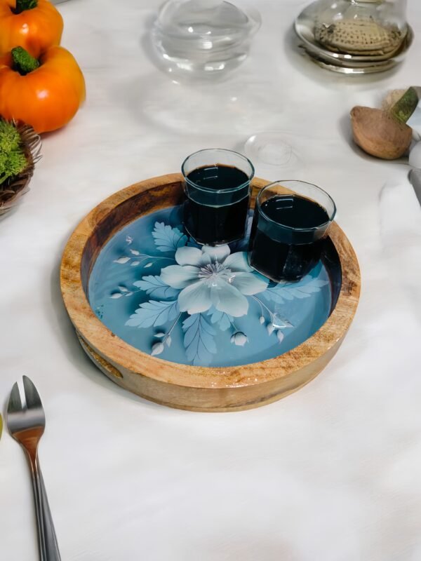 Floral Resin Tray